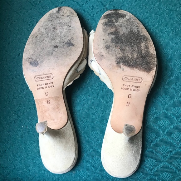 Authentic Coach Suede Sandals - Picture 8 of 8